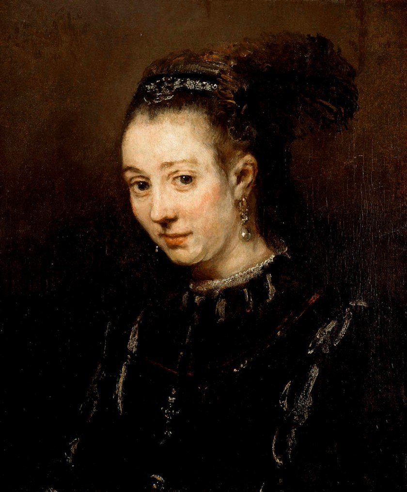 Rembrandt, portrait d'une jeune femme, 1668, Musée des beaux-arts de Montréal